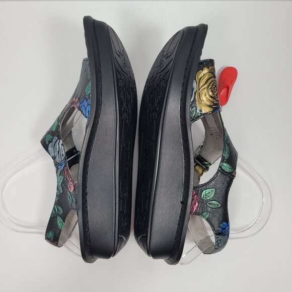 Alegria Viki Workwomanship Women's Embossed Sandals VIK-839 US Size 7 EU 37 - Picture 6 of 8